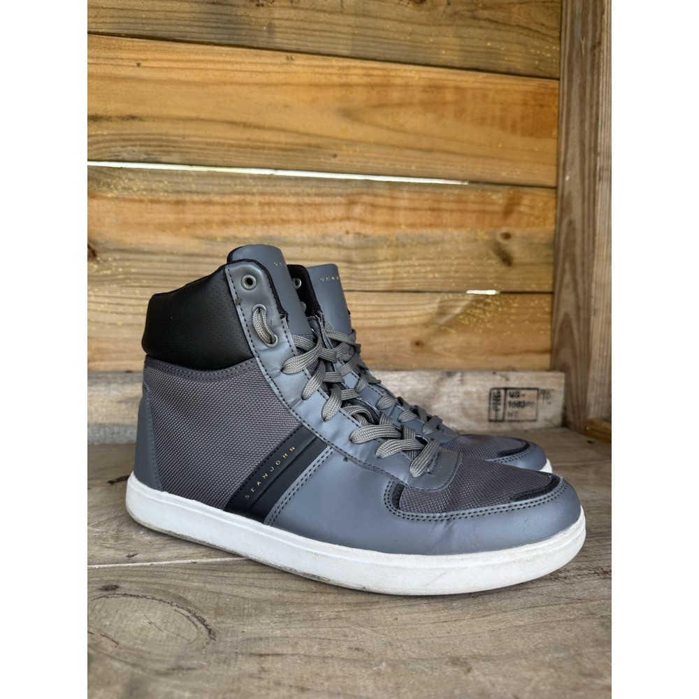 Sean John Hardlined By Sean‎ John Sneakers Black/Gray Men Sz 12